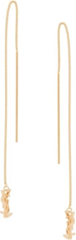 Saint Laurent Oorbellen Geel Dames