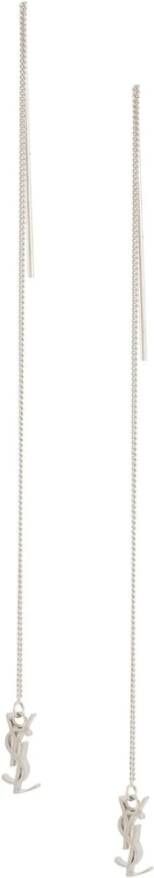 Saint Laurent Oorbellen Grijs Dames