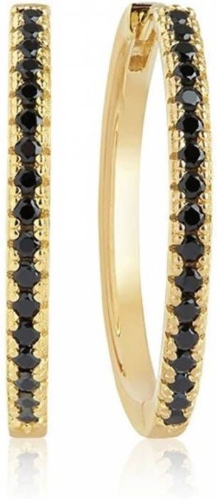 Sif Jakobs Ohrringe ora x granding , Zwart, Dames