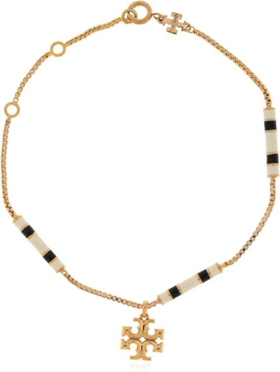 TORY BURCH Kira armband , Geel, Dames