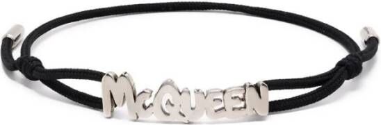alexander mcqueen Bijoux Black , Zwart, Heren
