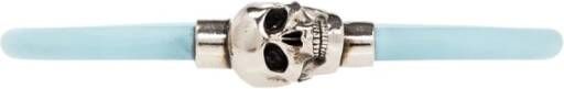alexander mcqueen Bracelet with skull , Blauw, Heren