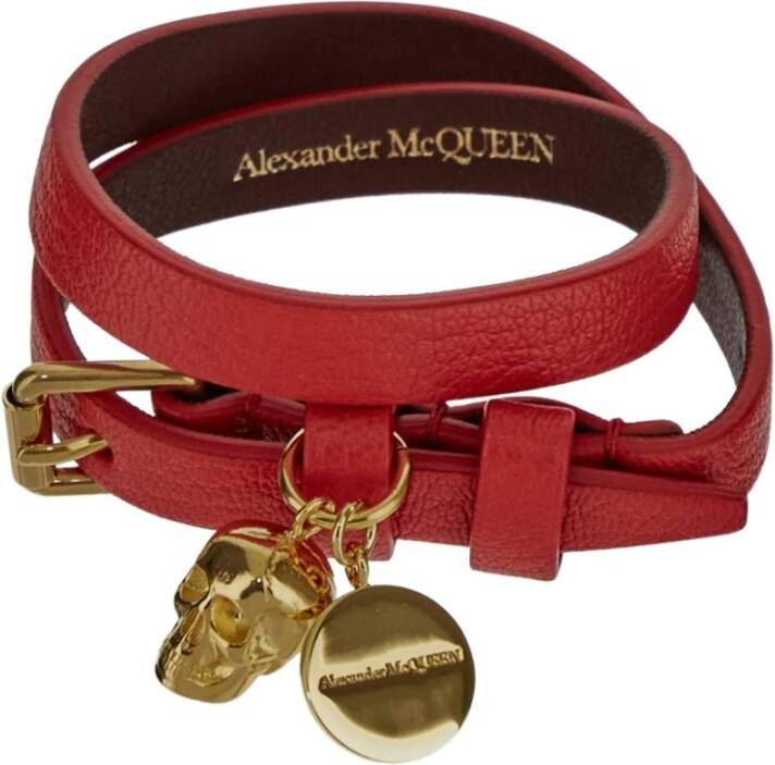 alexander mcqueen Bracelets , Rood, Dames