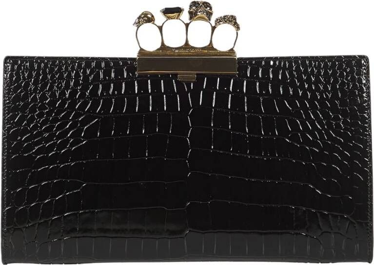 alexander mcqueen Clutches , Zwart, Dames