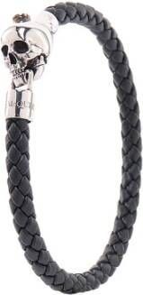 alexander mcqueen Men Accessories Bracelets Black Ss23 , Zwart, Heren
