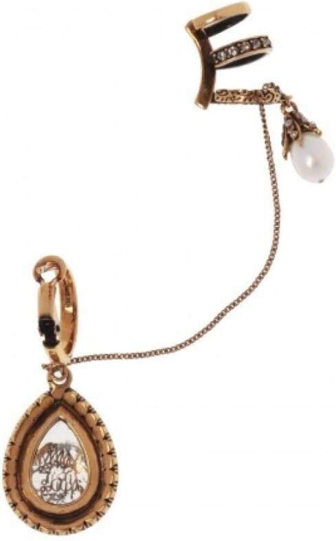 alexander mcqueen Oorbellen , Bruin, Dames