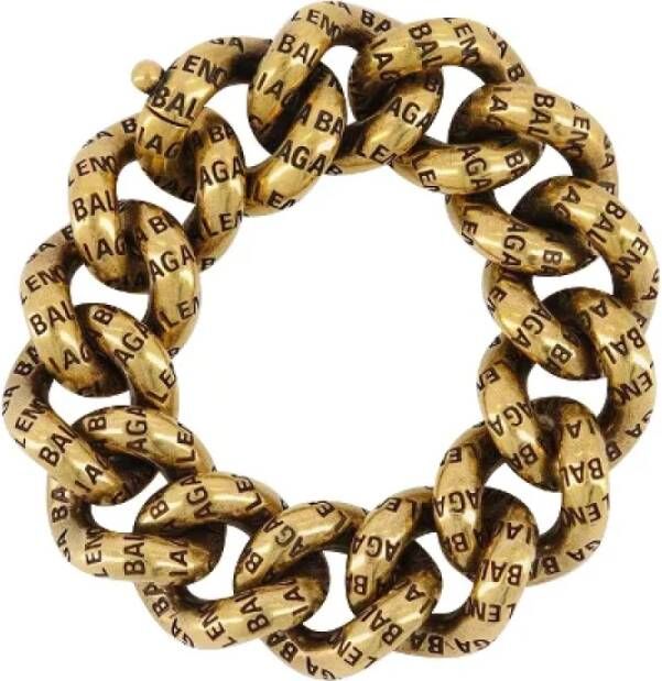Balenciaga Vintage Pre owned Yellow Gold bracelets , Geel, Dames