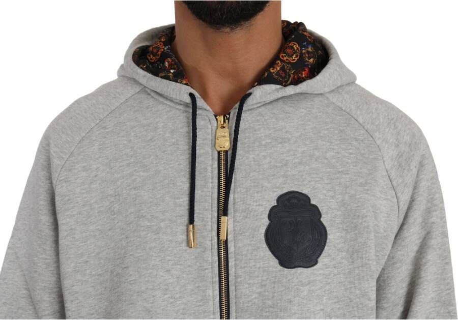 Billionaire Italian Couture Cotton Sweater Pants Tracksuit , Grijs, Heren