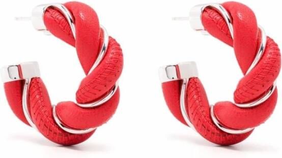 Bottega Veneta Oorbellen , Rood, Dames