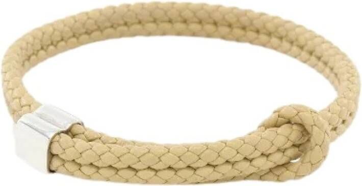 Bottega Veneta Vintage Eersteklas armband , Beige, Dames