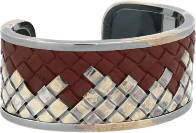 Bottega Veneta Vintage Pre owned Fabric bracelets , Rood, Dames