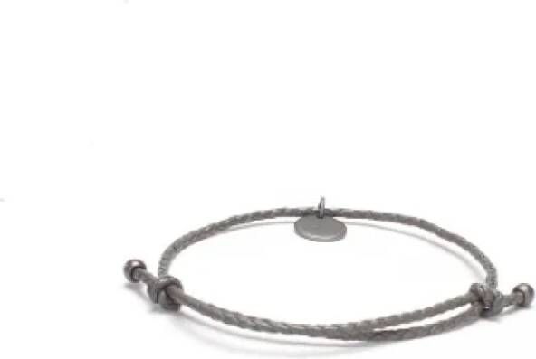 Bottega Veneta Vintage Pre owned Leather bracelets , Grijs, Dames