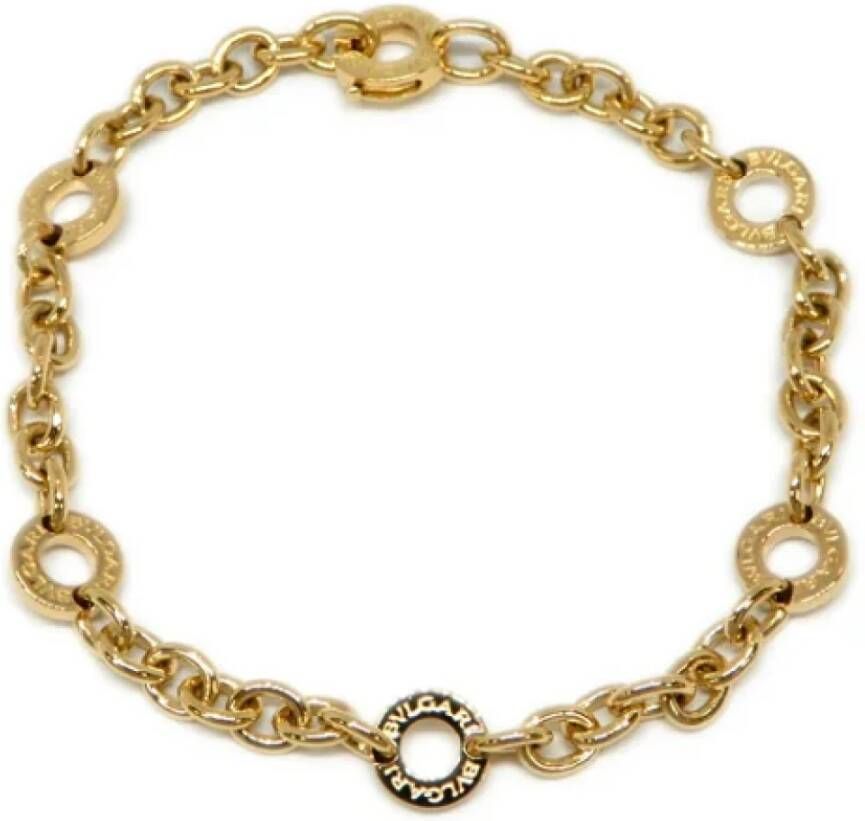 Bvlgari Vintage Pre owned Yellow Gold bracelets , Geel, Dames
