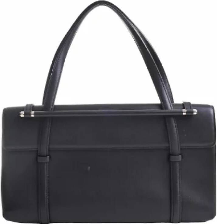 Cartier Vintage Pre owned Leather handbags , Zwart, Dames
