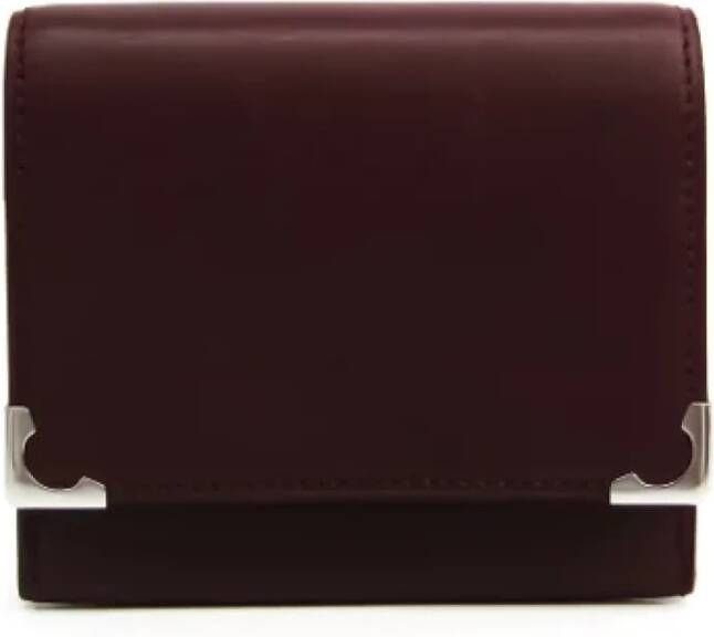 Cartier Vintage Pre owned Leather wallets , Rood, Dames