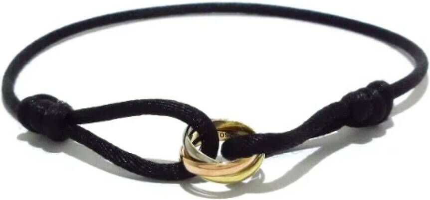 Cartier Vintage Pre owned White Gold bracelets , Zwart, Dames