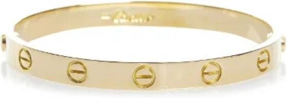 Cartier Vintage Pre owned Yellow Gold bracelets , Geel, Dames