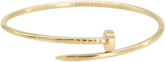 Cartier Vintage Pre owned Yellow Gold bracelets , Geel, Unisex