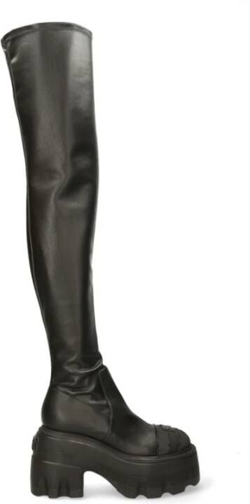 Casadei Hoge & overknee laarzen Zwart Dames