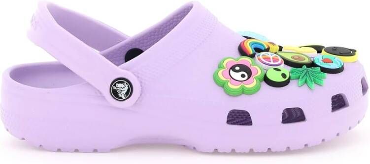 Crocs Hippie freak klassiek Sabot Clogs , Paars, Dames