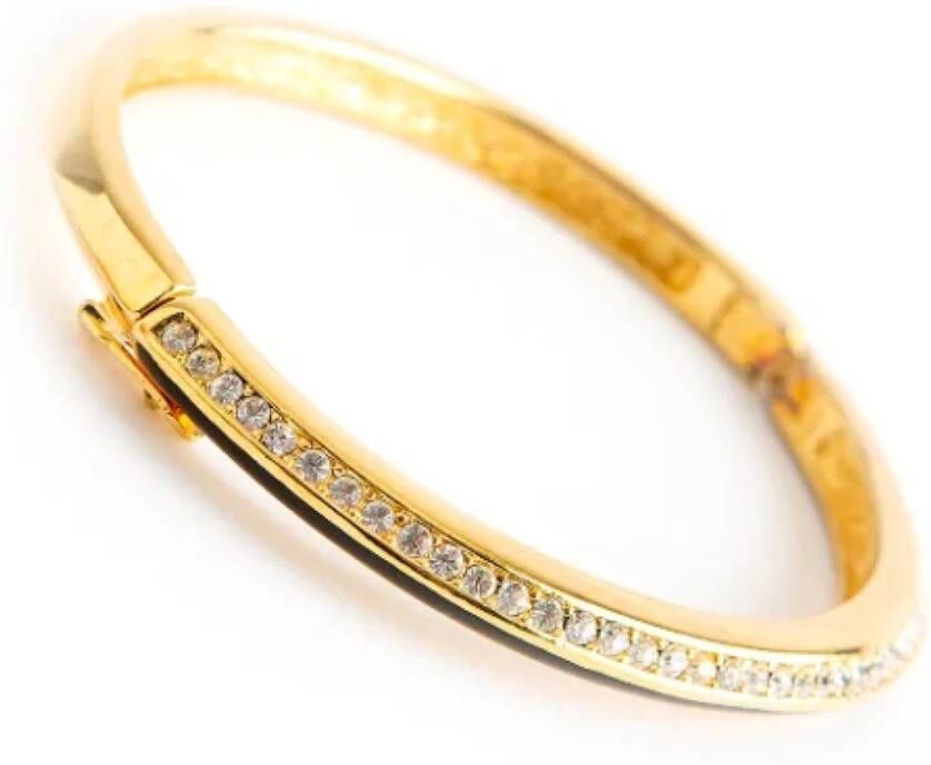 Dior Vintage Pre owned Metal bracelets , Geel, Dames