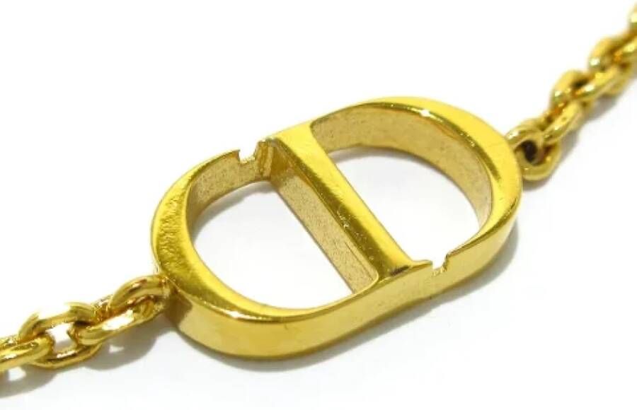 Dior Vintage Pre owned Metal bracelets , Geel, Dames