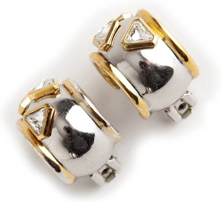 Dior Vintage Voldoende clip op oorbellen , Bruin, Dames