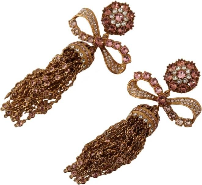 Dolce & Gabbana Oorbellen , Bruin, Dames