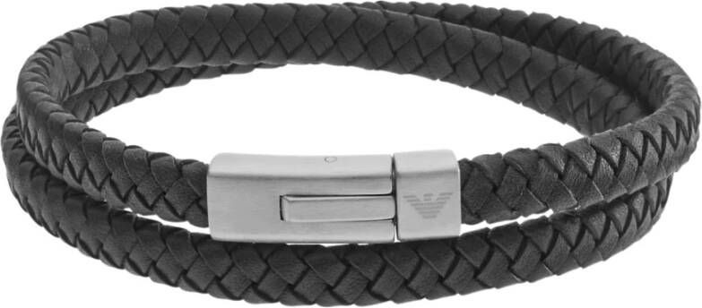 Emporio Armani Egs2176040 armbanden , Zwart, Heren