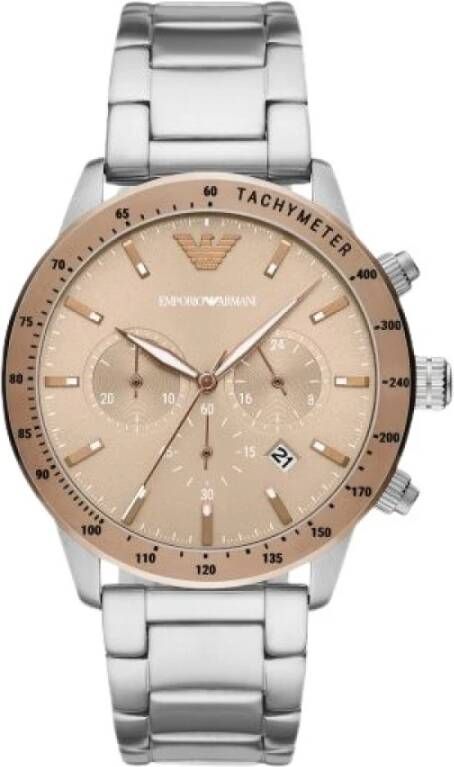 Emporio Armani Ar11352 Horloge , Grijs, Heren