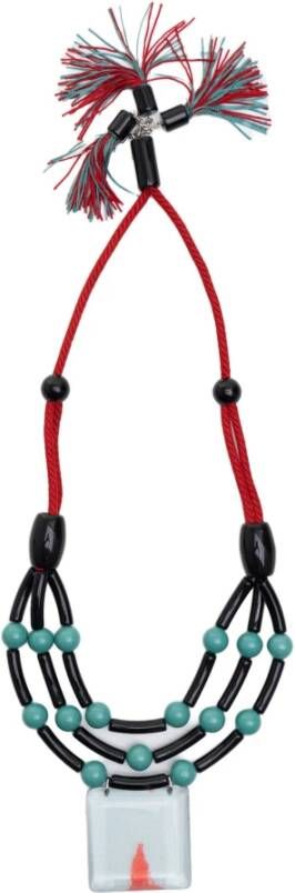 Emporio Armani Ketting 37674 860481 2R606 , Rood, Dames