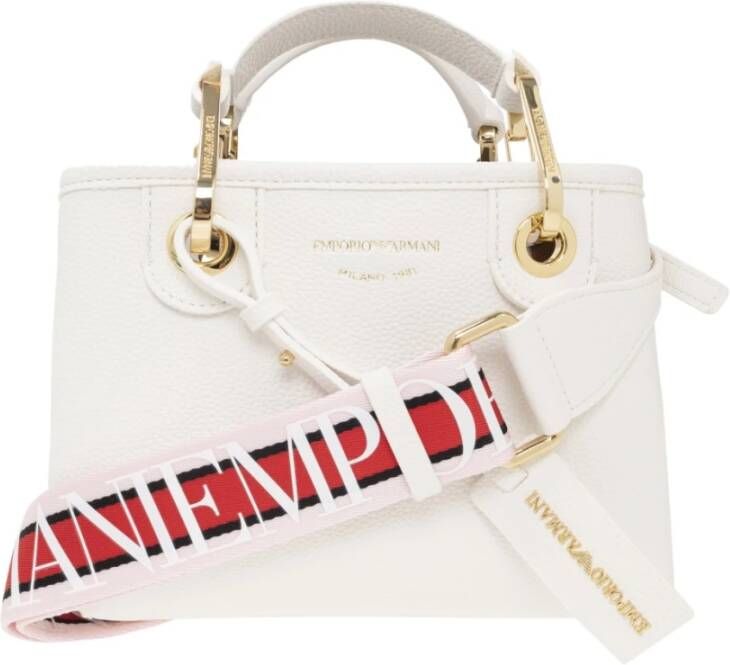 Emporio Armani Myea mini schoudertas , Wit, Dames
