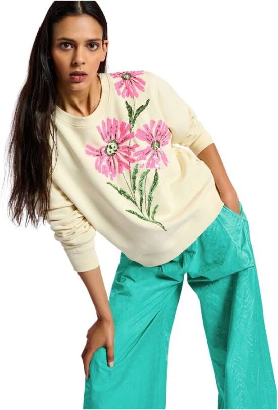 Essentiel Antwerp Sweatshirt , Beige, Dames