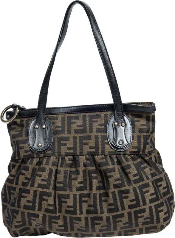 Fendi Vintage Beaded Mama bag , Bruin, Dames