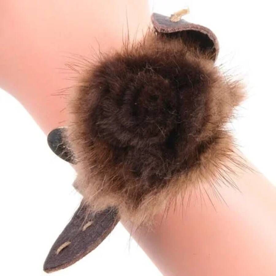 Fendi Vintage Pre owned Fur bracelets , Bruin, Dames