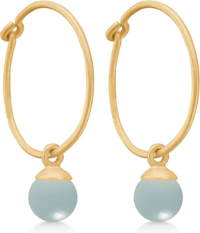 Frk. Lisberg Oorbellen , Blauw, Dames