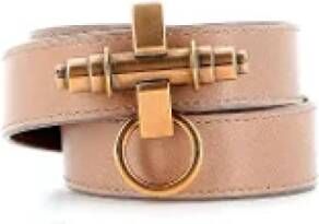 Pre owned Leather bracelets Givenchy Pre owned, Beige, Dames