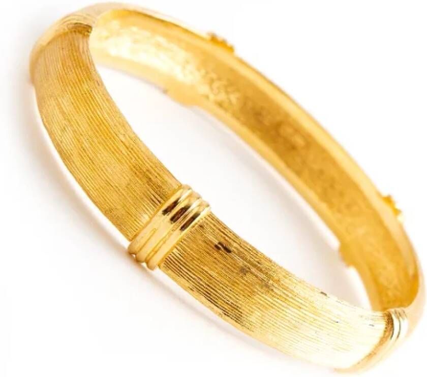 Pre owned Metal bracelets Givenchy Pre owned, Geel, Dames