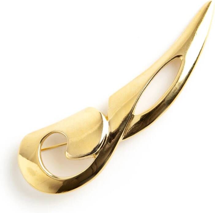 Tweedehands broche Givenchy Pre owned, Geel, Dames