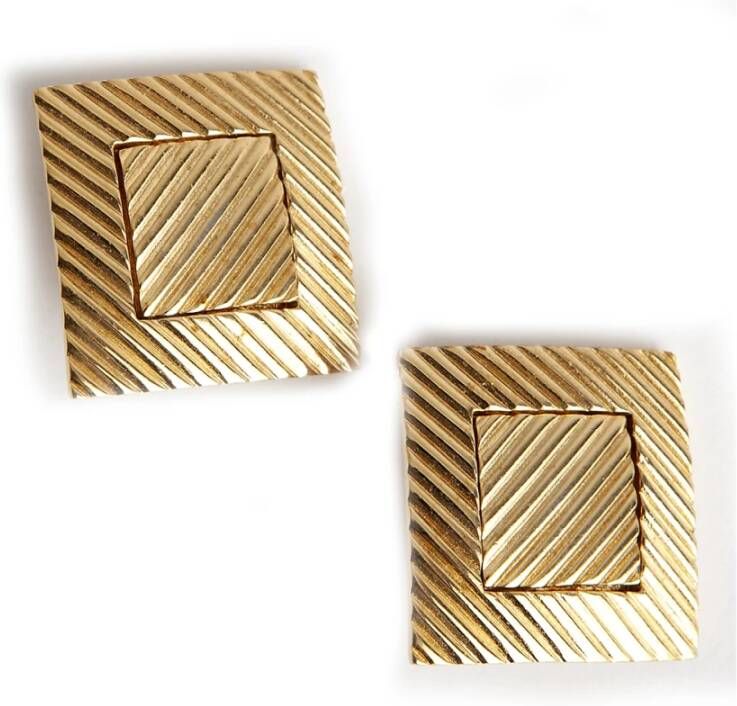 vierkante oorclips Givenchy Pre owned, Oranje, Dames