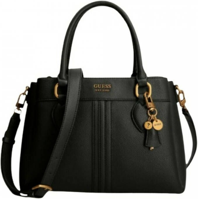 Guess Borsa Kasinta satchel 3 comparti Bs22Gu158 Vb840506 , Zwart, Dames