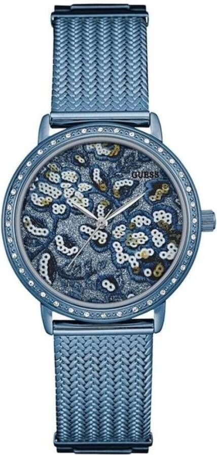Guess Horloge , Blauw, Dames