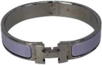 Hermès Vintage Eersteklas armband , Paars, Dames