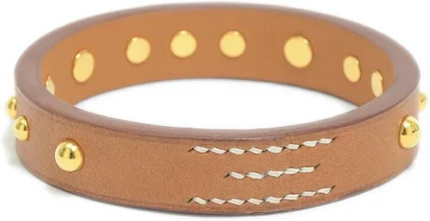 Hermès Vintage Pre owned Bracelets , Bruin, Dames