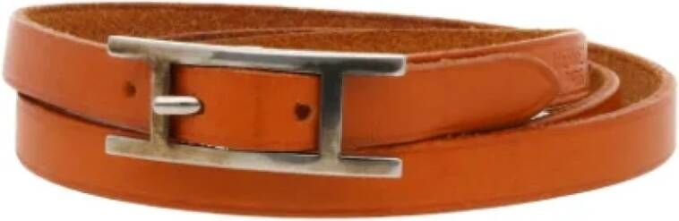 Hermès Vintage Pre owned Bracelets , Bruin, Dames