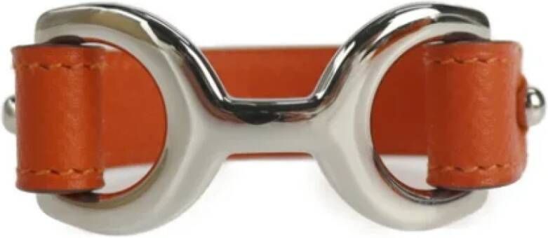 Hermès Vintage Pre owned Bracelets , Oranje, Dames