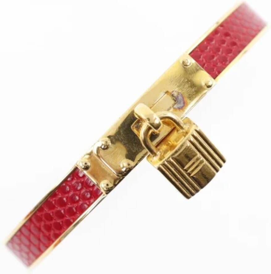 Hermès Vintage Pre owned Metal bracelets , Geel, Dames