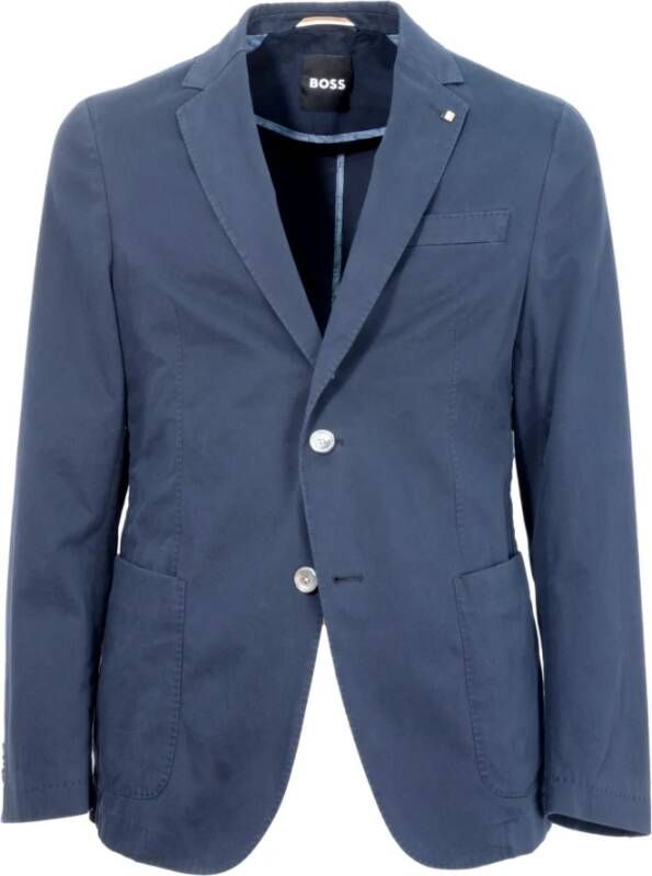 Hugo Boss Jassen Blauw Heren