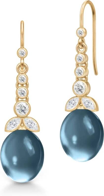 Julie Sandlau Oorbellen Blauw Dames