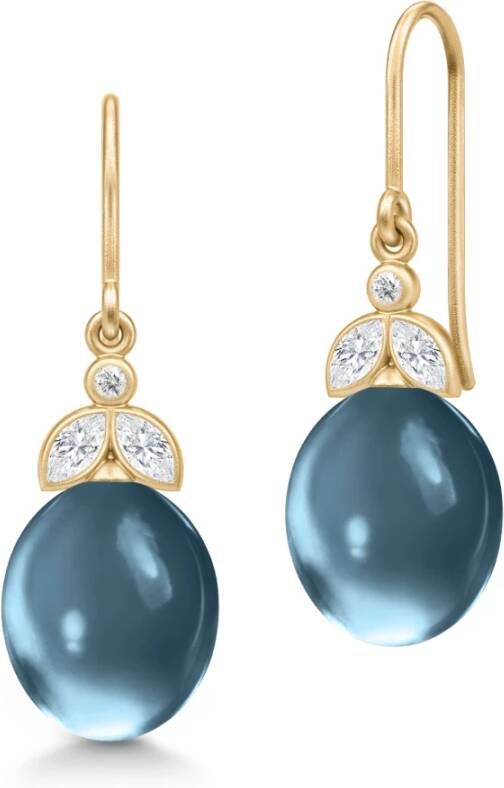Julie Sandlau Oorbellen Blauw Dames